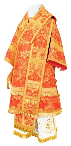 Bishop vestments - metallic brocade BG4 (red-gold)