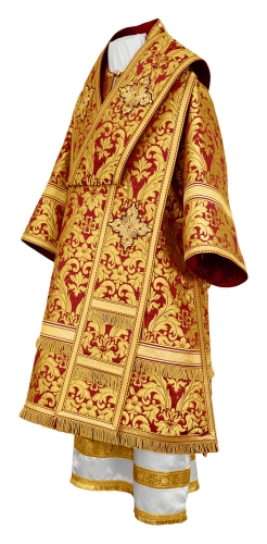 Bishop vestments - metallic brocade BG5 (claret-gold)