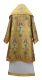 Bishop vestments - metallic brocade BG5 (yellow-gold) (back)