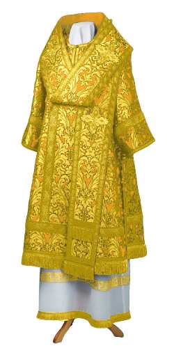 Bishop vestments - metallic brocade BG5 (yellow-gold)