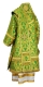 Bishop vestments - metallic brocade BG5 (green-gold) back, Premium design