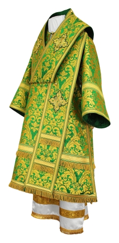Bishop vestments - metallic brocade BG5 (green-gold)