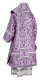 Bishop vestments - metallic brocade BG5 (violet-silver) back, Premium design