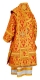 Bishop vestments - metallic brocade BG5 (red-gold) back, Premium design