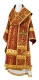 Bishop vestments - Theophania rayon brocade S3 (claret-gold), Standard design