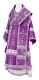 Bishop vestments - Theophania rayon brocade S3 (violet-silver), Standard design