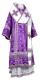 Bishop vestments - Iveron rayon brocade S3 (violet-silver), Standard design