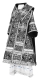 Bishop vestments - Alania rayon brocade S3 (black-silver), Standard design