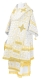 Bishop vestments - Custodian rayon brocade S3 (white-gold), Standard design