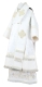 Bishop vestments - rayon brocade S3 (white-silver)
