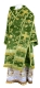 Bishop vestments - rayon Chinese brocade (green-gold)
