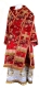 Bishop vestments - rayon Chinese brocade (red-gold)
