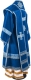 Bishop vestments - natural German velvet (blue-silver) back, Standard design
