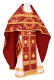 Russian Priest vestments - Nativity Star metallic brocade B (claret-gold), Standard design
