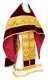 Russian Priest vestments - metallic brocade B (yellow-claret-gold)