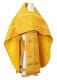 Russian Priest vestments - Alania metallic brocade B (yellow-gold) back, Standard design
