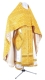 Russian Priest vestments - Poutivl' metallic brocade B (yellow-gold), Standard design