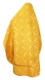 Russian Priest vestments - Alania metallic brocade B (yellow-gold), Standard design