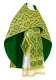 Russian Priest vestments - Byzantine metallic brocade B (green-gold), Standard design