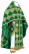 Russian Priest vestments - Kolomna metallic brocade B (green-gold), Standard design