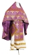 Russian Priest vestments - Polotsk metallic brocade B (violet-gold), Standard design