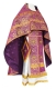 Russian Priest vestments - Vilno metallic brocade B (violet-gold), Standard design