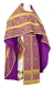 Russian Priest vestments - Ascention metallic brocade B (violet-gold), Standard design