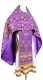 Russian Priest vestments - Loza metallic brocade B (violet-gold), Standard design