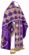 Russian Priest vestments - Kolomna metallic brocade B (violet-gold), Standard design