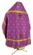 Russian Priest vestments - Custodian metallic brocade B (violet-gold) back, Standard design