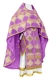 Russian Priest vestments - Kolomna metallic brocade B (violet-gold), Standard design