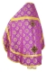 Russian Priest vestments - Myra Lycea metallic brocade B (violet-gold) (back), Economy design