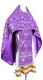 Russian Priest vestments - Loza metallic brocade B (violet-silver), Standard design