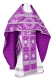 Russian Priest vestments - Nativity Star metallic brocade B (violet-silver), Standard design