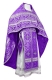 Russian Priest vestments - Old Greek metallic brocade B (violet-silver), Standard design