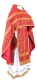 Russian Priest vestments - Posad metallic brocade B (red-gold), Standard design