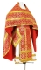 Russian Priest vestments - Poutivl metallic brocade B (red-gold), Economy design