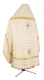 Russian Priest vestments - Cornflowers metallic brocade B (white-gold) back, Standard design