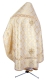 Russian Priest vestments - Old-Greek metallic brocade B (white-gold) back, Standard design