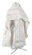 Russian Priest vestments - metallic brocade B (white-silver)