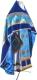 Russian Priest vestments - metallic brocade BG1 (blue-gold)