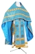 Russian Priest vestments - Athens metallic brocade BG1 (blue-gold), Standard design