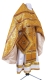 Russian Priest vestments - Yaroslavl' metallic brocade BG1 (yellow-claret-gold), Standard cross design
