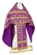 Russian Priest vestments - Rus' metallic brocade BG1 (violet-gold), Standard design