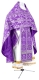 Russian Priest vestments - Thebroniya metallic brocade BG1 (violet-silver), Standard cross design