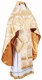 Russian Priest vestments - Royal Crown metallic brocade BG1 (white-gold), Standard design