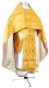 Russian Priest vestments - Byzantine metallic brocade BG2 (yellow-gold), Standard design