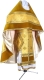 Russian Priest vestments - Sloboda metallic brocade BG2 (yellow-gold), Standard cross design