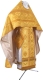 Russian Priest vestments - Nativity metallic brocade BG2 (yellow-gold), Standard design