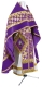 Russian Priest vestments - Novgorod Cross metallic brocade BG2 (violet-gold), Standard design
